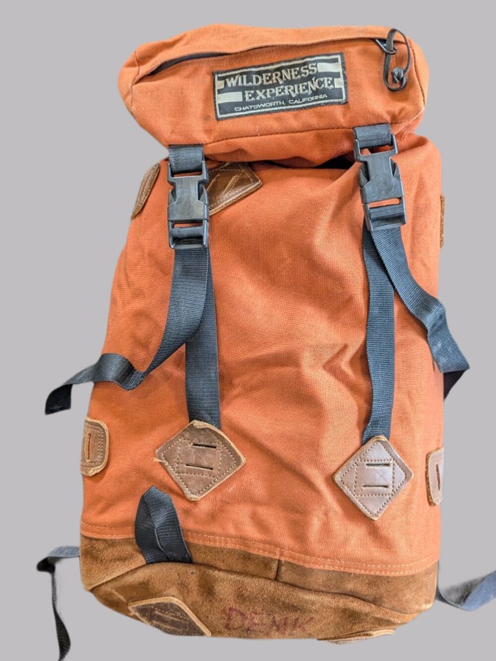 Vintage Wilderness Experience - Chatsworth CA - Orange Backpack - 28 liters